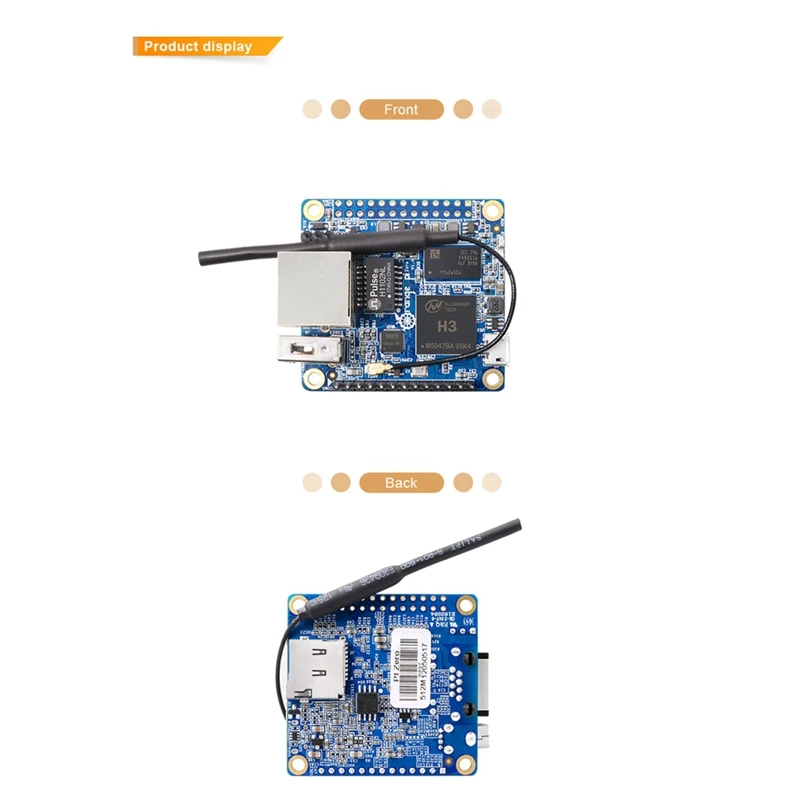 برتقالي Pi صفر مع علبة ألومنيوم ولوحة توسيع واجهة ، واجهة USB ممتدة ، صوت ، أشعة تحت الحمراء ، MB ، Allwinner H3