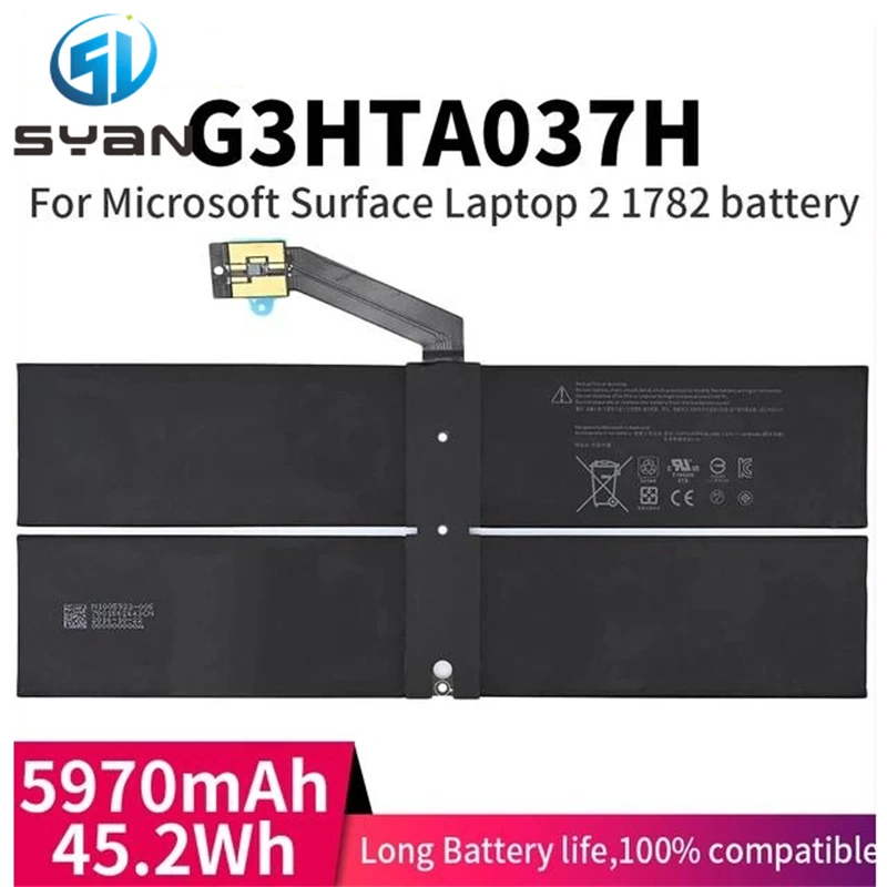 

SYan 1769 1782 Laptop Battery For Microsoft Surface Laptop 1/2 Battery G3HTA036H G3HTA037H