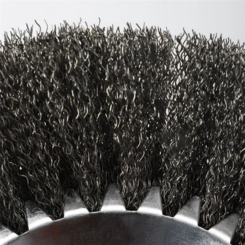 

1 Piece 8-Inch Wire Brush Weeding Board Lawn Mower Grass Head Steel Wire Grass Head