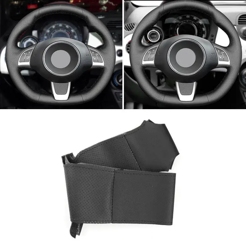 Black Microfiber Le…