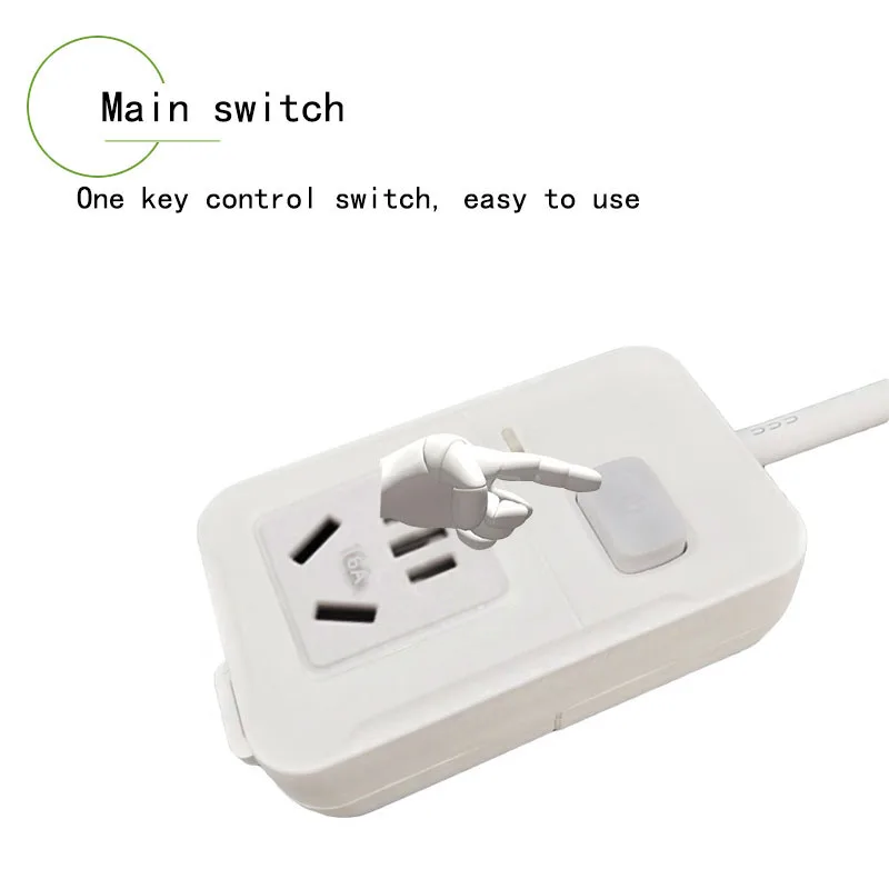 Régua de alimentação au ue reino unido eua plug macho para au soquete fêmea au/china 16a cabo de extensão adaptador de energia para alta eletrodomésticos