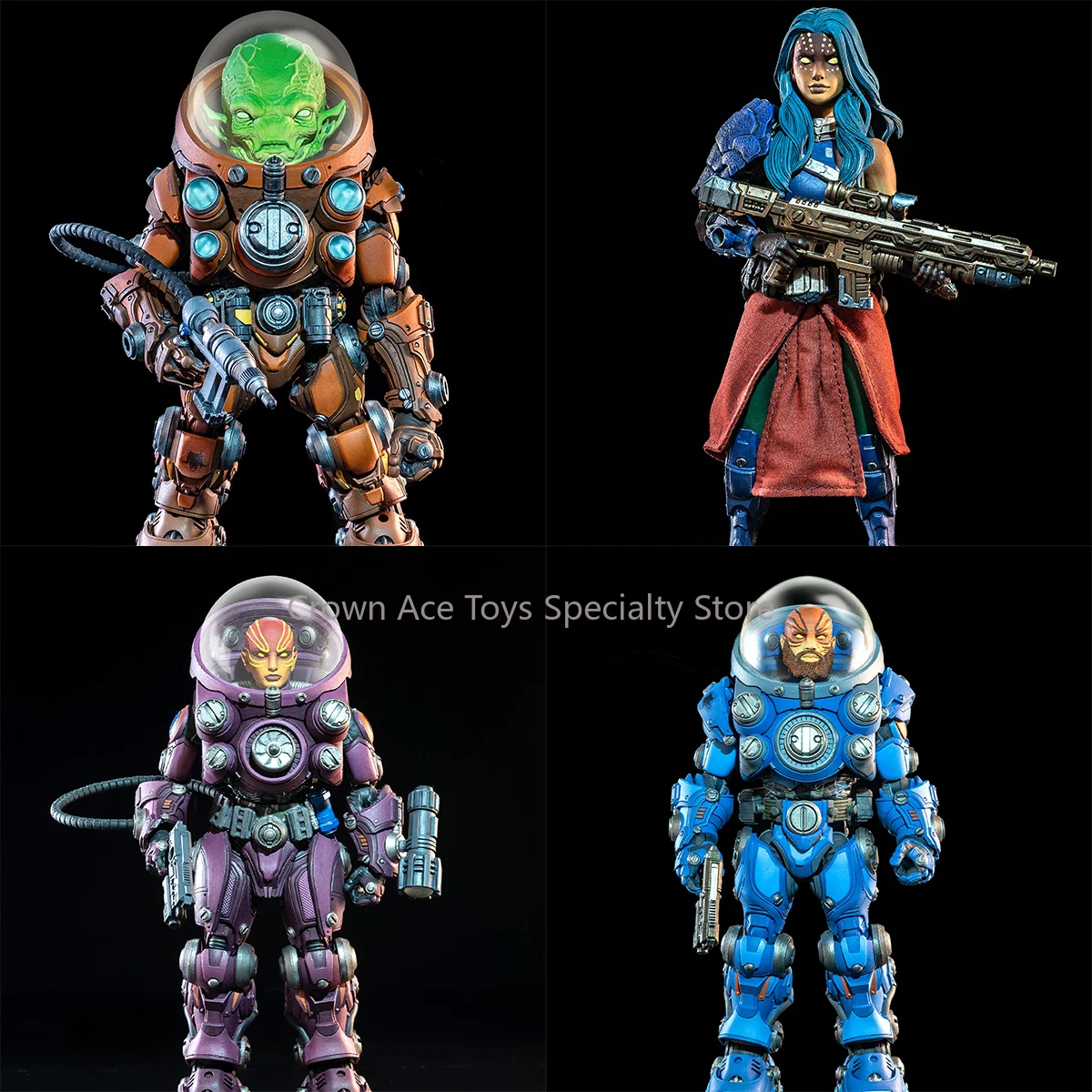 

Four Horsemen Cosmic Legions AEXOR3 7inches Kalian Shunn Orvar Uularia Speer Vellok Speer Action Figure Trendy Toy Holiday Gifts