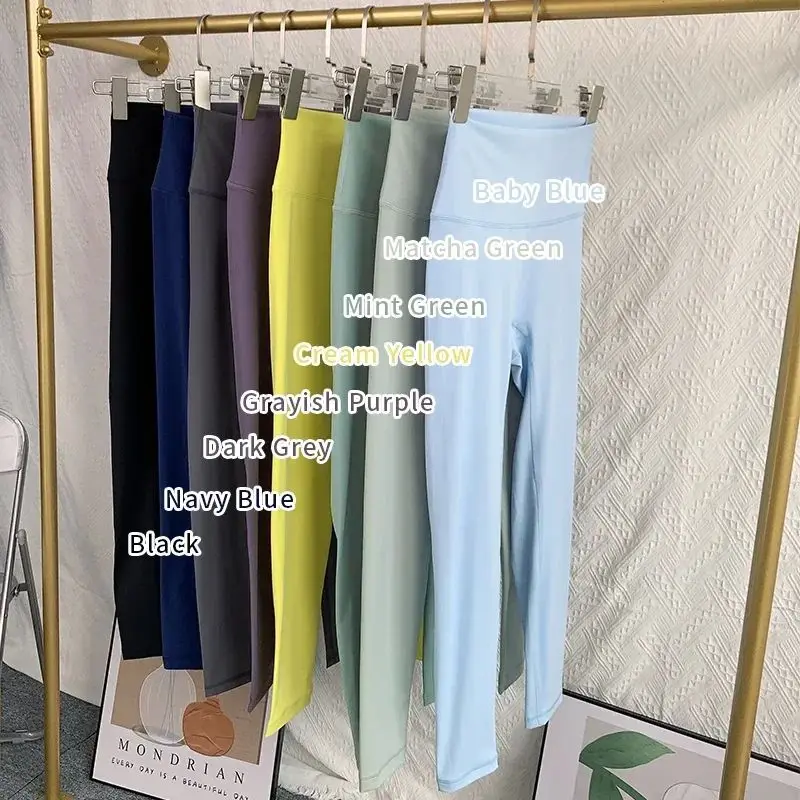 

Summer High Waist Breathable Qui Dry Yoga Leggings Faionable Ladies' Sweater Seasonal Trendy Clothing Fem Pants