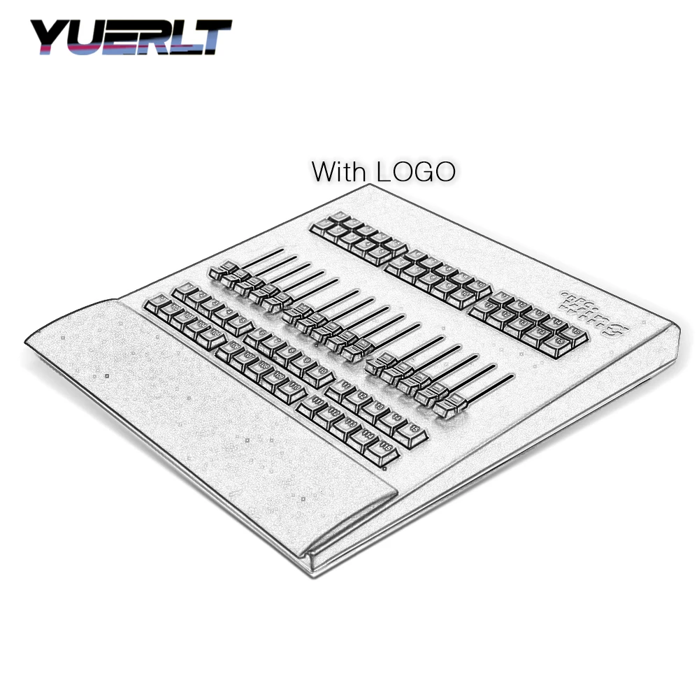 

Контроллер освещения сцены Fader Wing dmx512 Command Wing, осветительная консоль для диджеев с кейсом для полета, DJ Disco, движущаяся головка, мыть