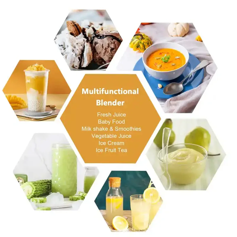 Draagbare elektrische sapcentrifuge Cup Handheld 6-bladige USB oplaadbare multifunctionele fruitblender 380 ml Mini-sapcentrifuge