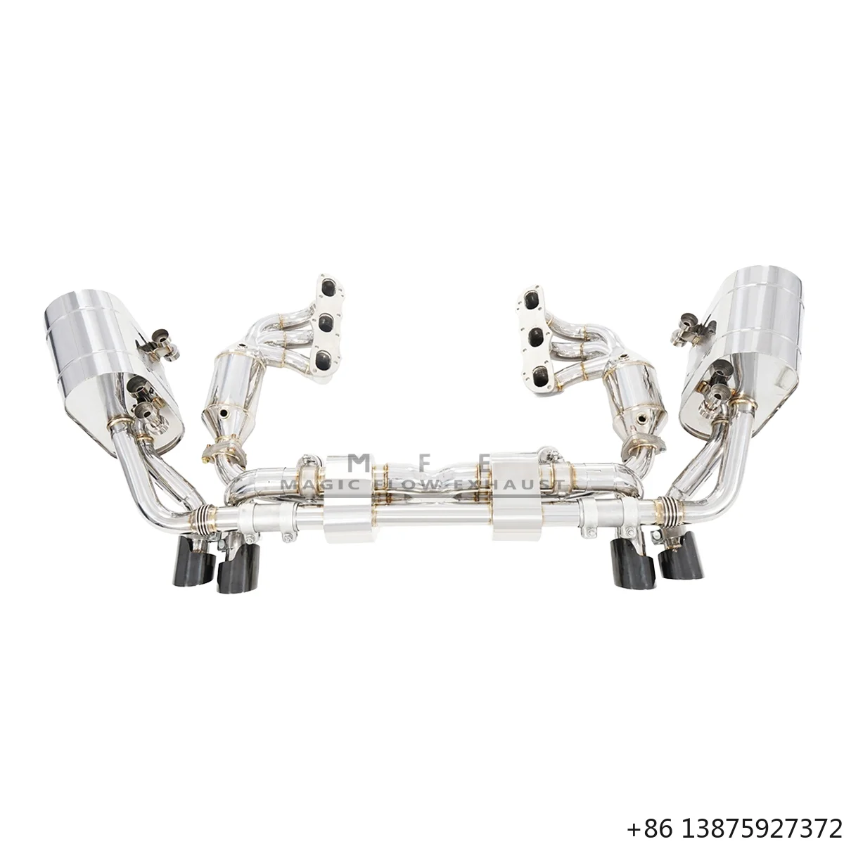 

Комплект выхлопной системы 911 Carrera MFE Racing из нержавеющей стали 304, толщина 1,5 мм, для 991.1 3.4L 2011-2016, люксовая выхлопная система