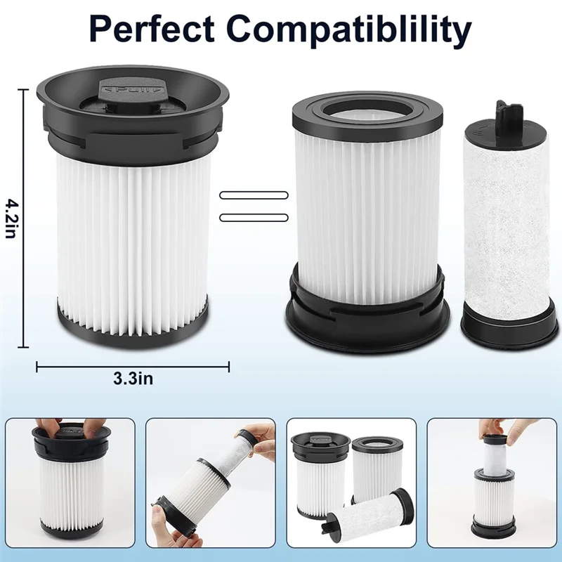 Miele Triflex HX1 페이스리프트 및 HX2 무선 진공 청소기용 필터, 미세 먼지 필터 액세서리, 부품 번호 9178017731