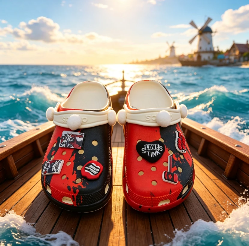 Men Shoes Models - 2026 New Anime Slippers Outdoor Travel