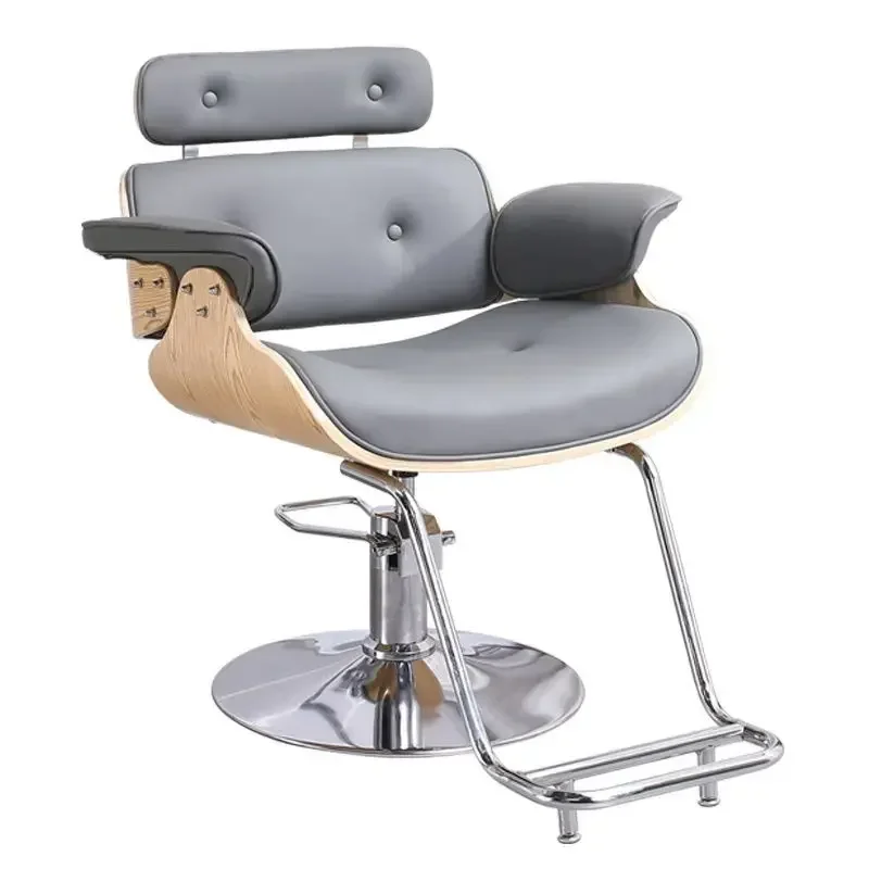 

Barber Chairs for Barbershop Vintage Professional Manicure Chair Gold Salon Barbing Tilted Hydraulic Beauty Pink Machines Tattoo