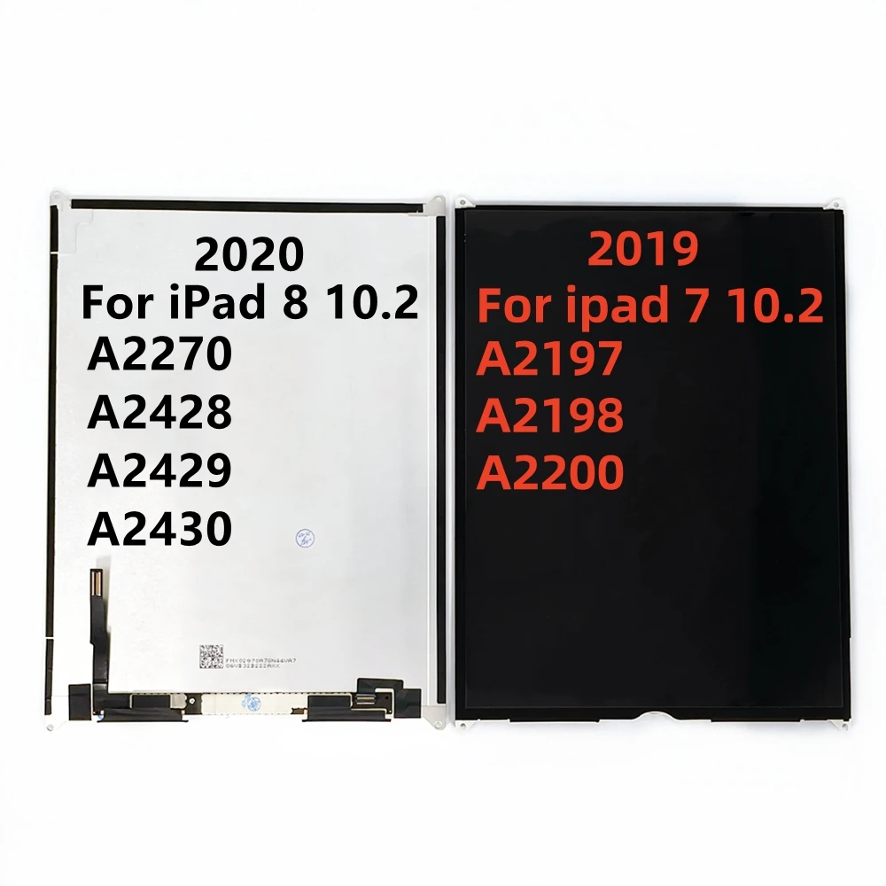 Original pantalla สําหรับ IPad 10.2 7 8 9 A2197 A2198 A2200 A2270 A2428 A2429 จอแสดงผล LCD Digitizer แผงเปลี่ยนชิ้นส่วน