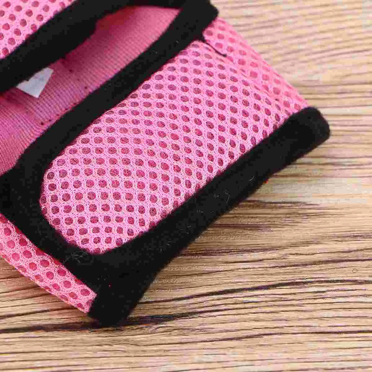 New Lovely Pet Breathable Mesh Fabric With Leash Small Animal Vest Lead For Hamster Rabbit Bow Strap - Size S (Pi