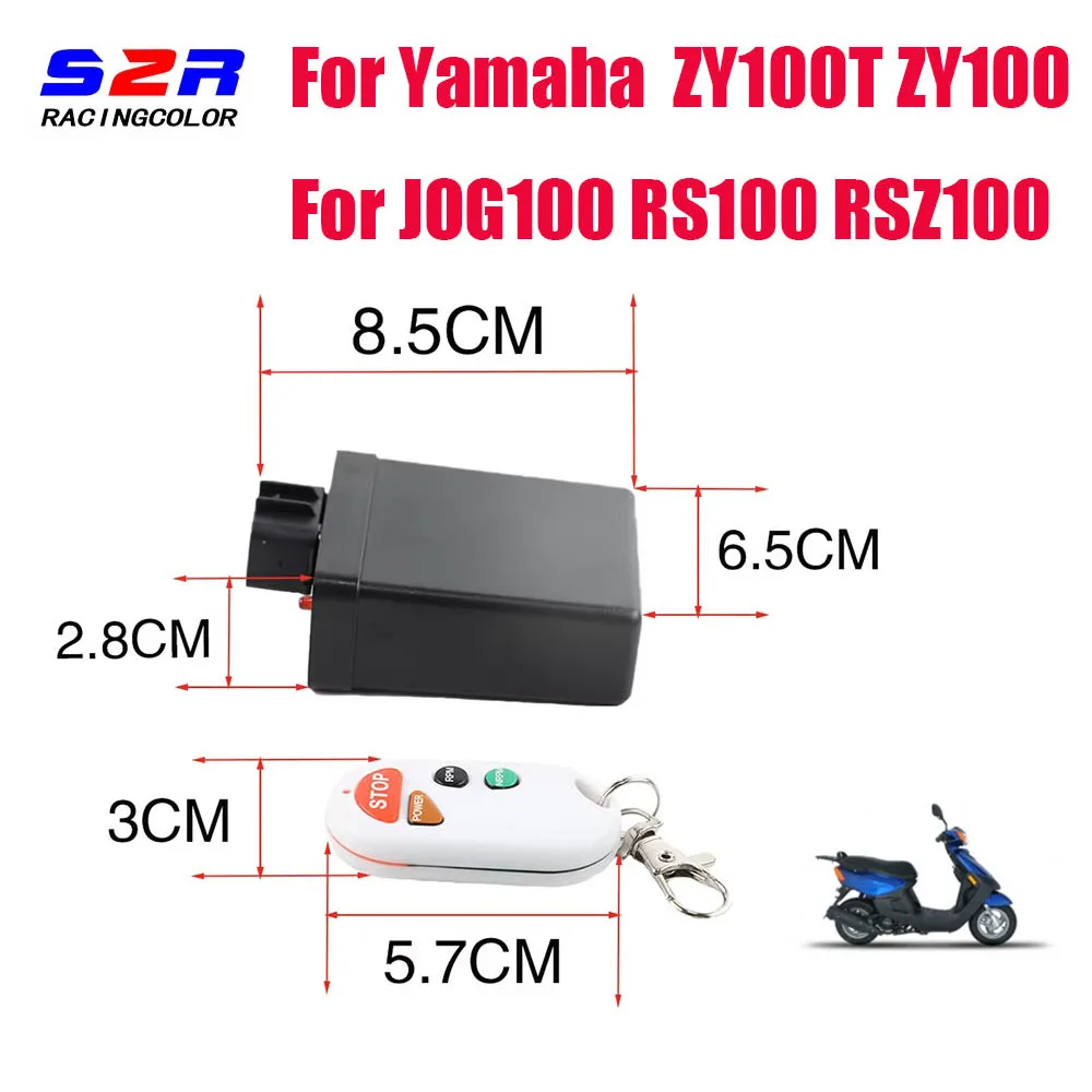 

For Yamaha JOG 100 ZY100T ZY100 JOG100 RS100 RSZ100 Scooter Motorcycle 8 PIN CDI Ignition System Unit Racing With Remote Control