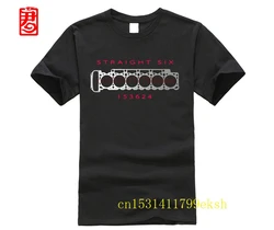 STRAIGHT SIX ENGINE T SHIRT inline 6 Pistons e92 e46 e30 e21 b m w m3 m5 NEW