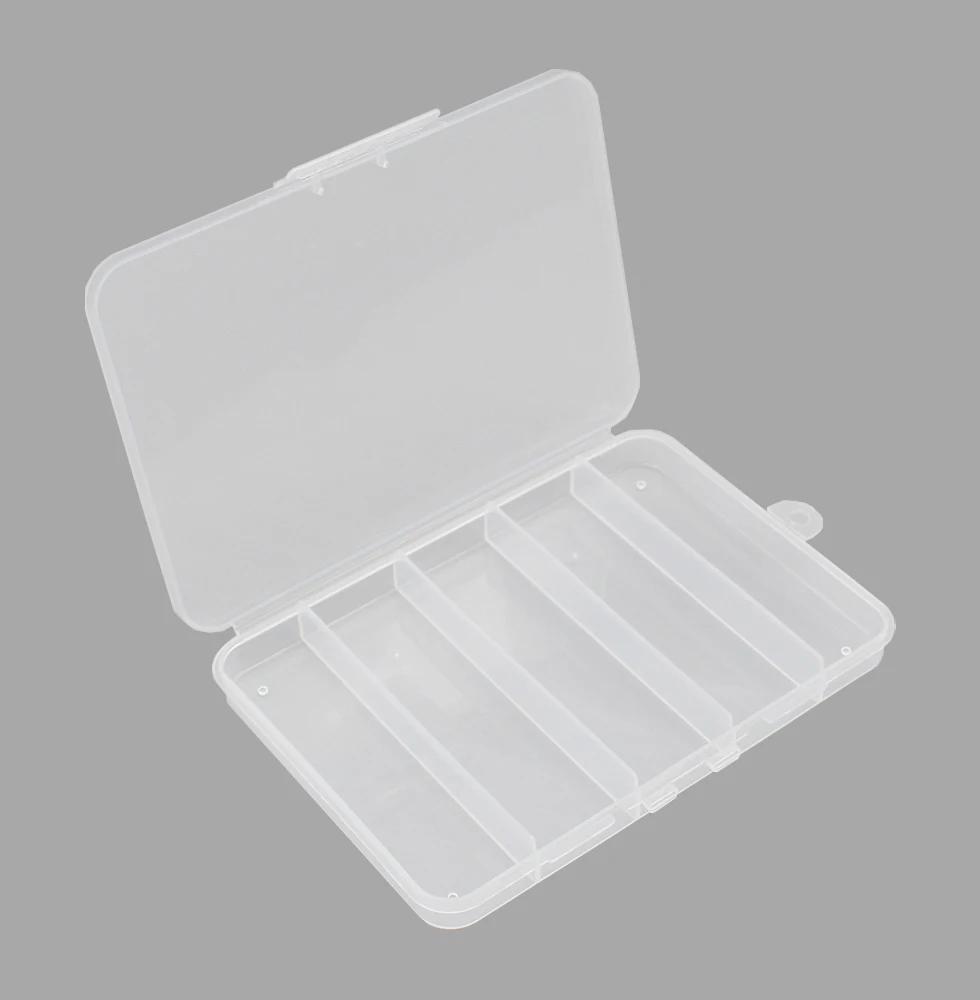 

Transparent Plastic Storage Jewelry Box Empty storage box Container For Beads Earring Box For Jewelry Rectangle Case 149*106*17m