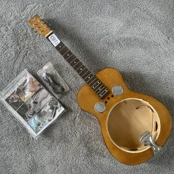 Genuine and Original Epi Hound Dog Dobro Square Neck Resonator Acoustic Electric Guitar Unfinished Missed Hardwares Sales