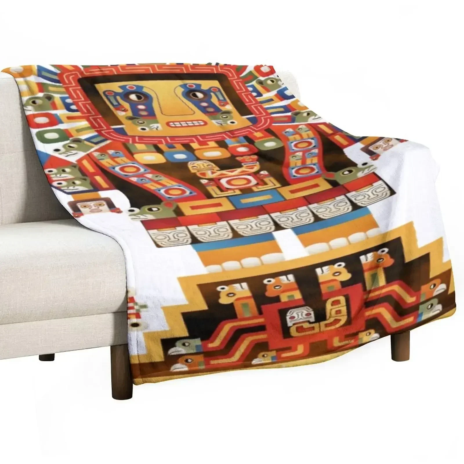 

Viracocha Inca Mythology Throw Blanket anime Soft Hairy Thermals For Travel Blankets