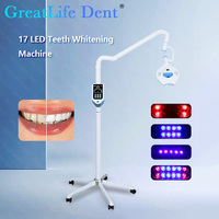 GreatLife Dent Dental 57W 17 Leds LCD Touch Screen Teeth Whitening Machine 3 Models Led Tooth Whitening Accelerator Light Lamp