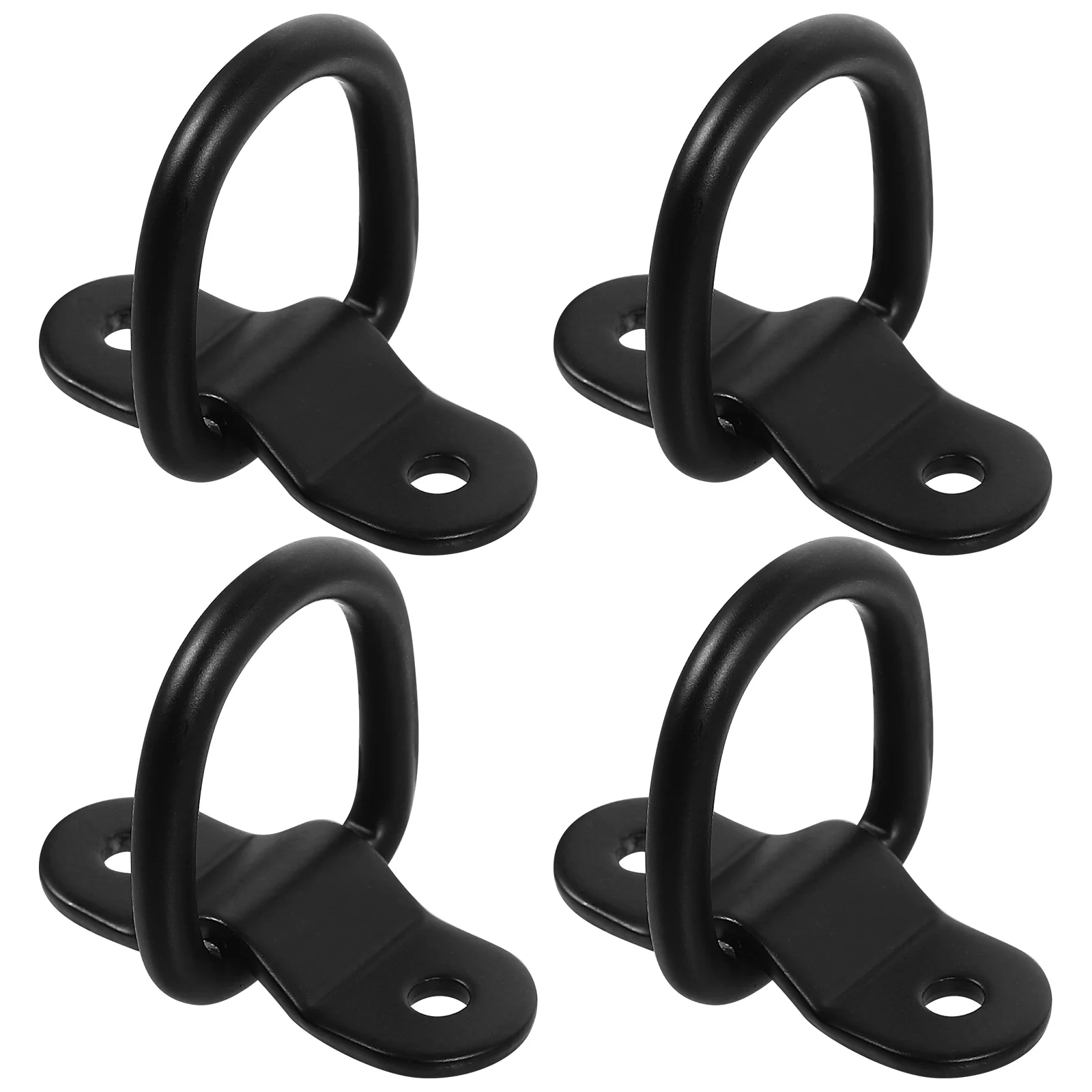 

4 Pcs Pull-tab Buckle D Ring Tie down Trailer Accessories Anchor Rings for Trailers Reusable D-ring Hook Track Fasten