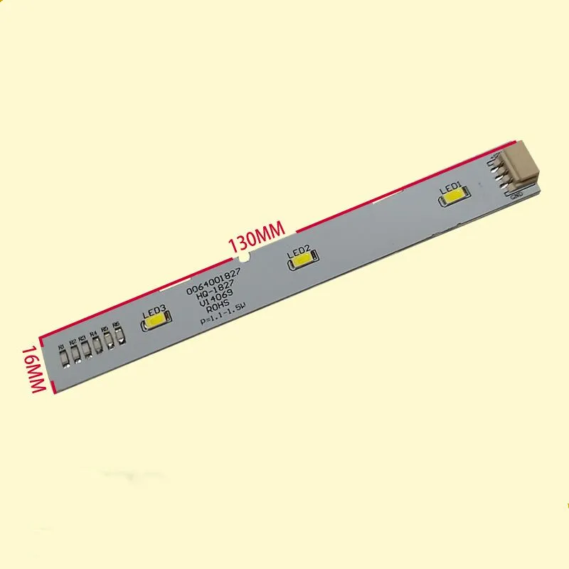 1PC kulkas lampu Bar LED untuk BCD-575WDBI 0064001827 pintu depan kulkas lampu Bar LED