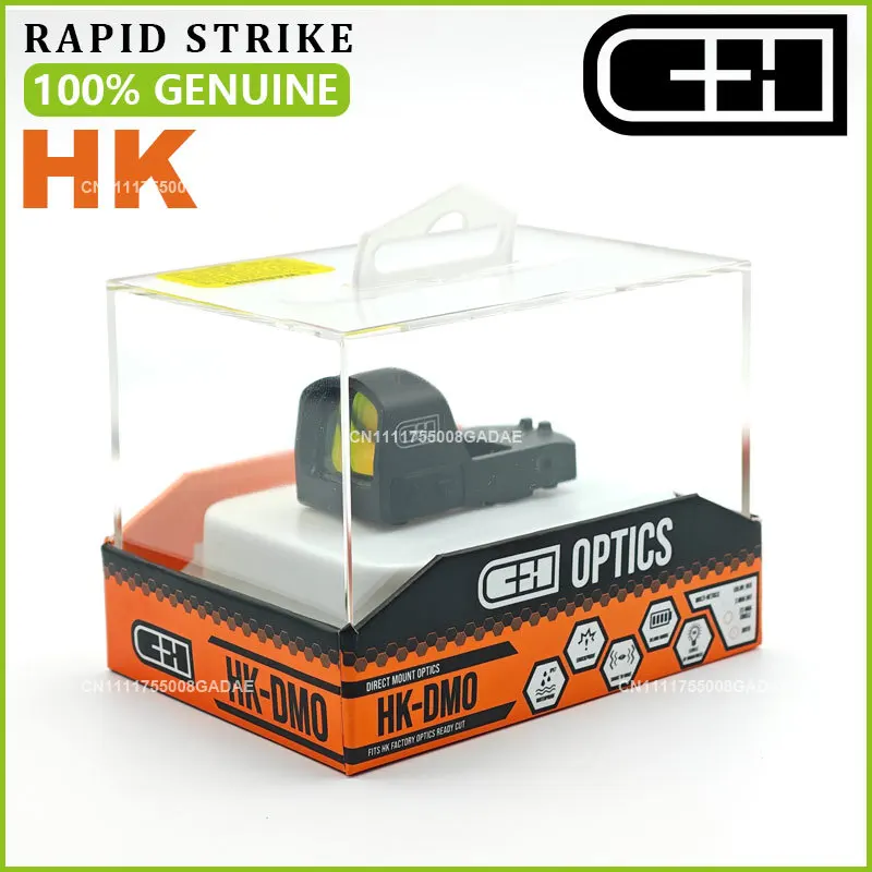 【GENUINE】C&H HK-DMO Direct Mount Optic for HK Optics Ready Pistols Red/Green Multi Reticle Reflex Compact Handgun Red Dot Sight