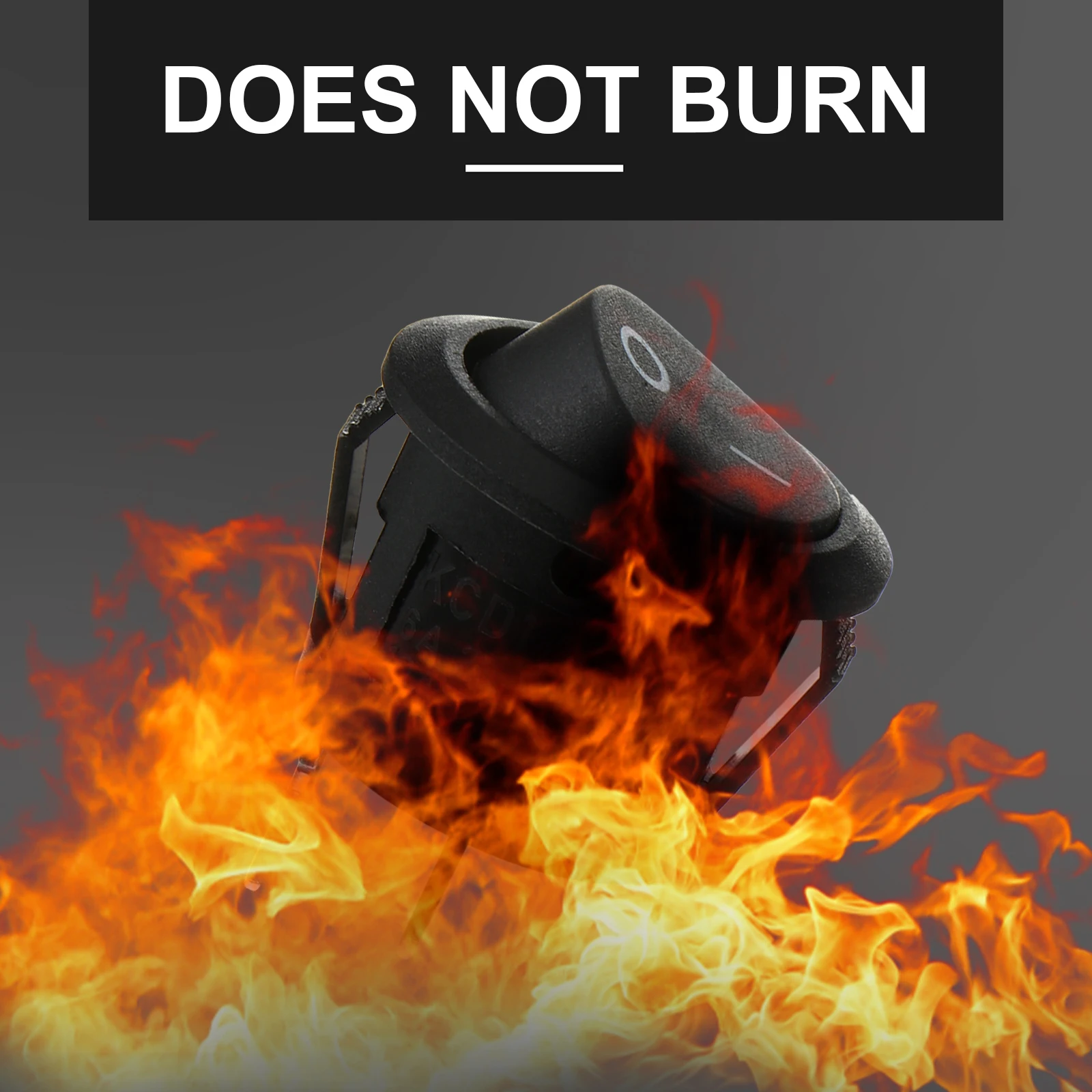 

24pcs Marine Grade Rocker Switches SPST Black 12V DC Waterproof Heavy Duty Car Replacement Toggle Button Electric