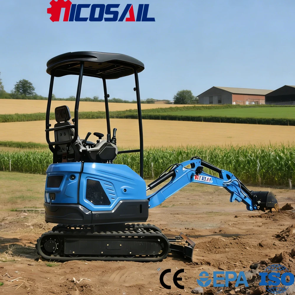 

1.8 Ton Small Crawler Digger CE Approved Euro 5 Flexible Digger Bucket Stable for Orchard Building Site
