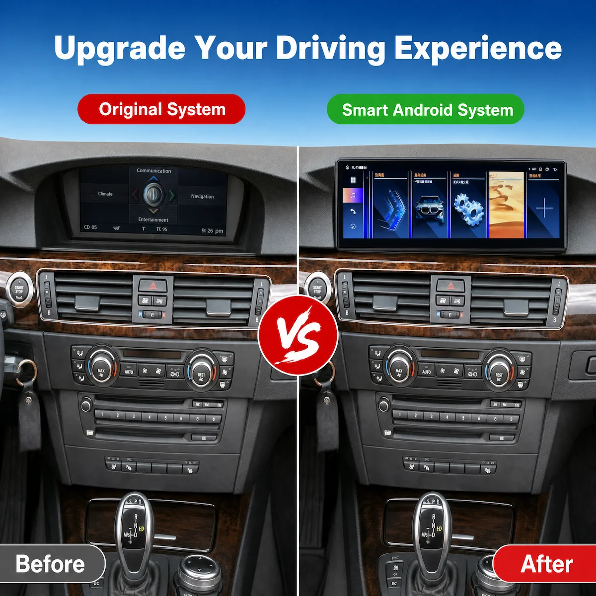 14.9インチAndroidカーナビ BMW 3シリーズ E - Car Multimedia Rear Seat Entertainment のレビューと価格