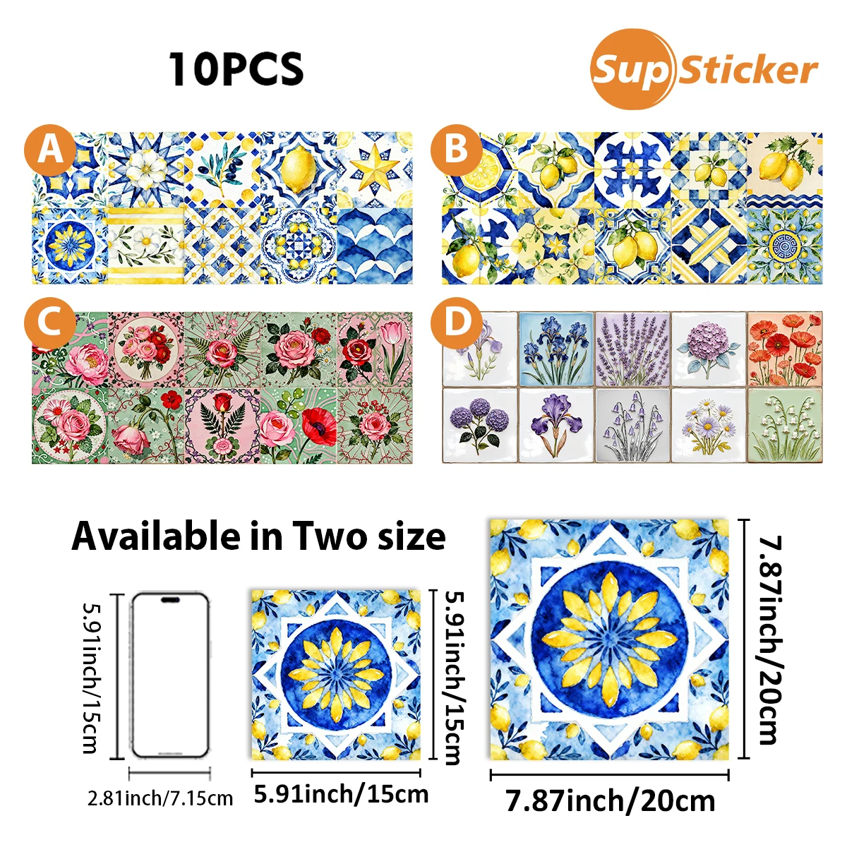 Bloemen citroenschil & plak mu - Commercial Kitchen Wall Panels recensie en prijs