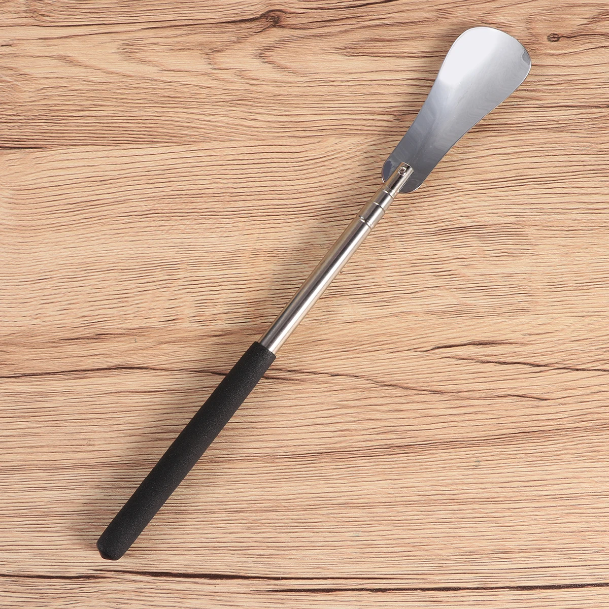 

2pcs Stainless Steel Shoehorn Extra Long Adjustable Handle Ergonomic Shoe Horn Tool For Elderly Back Pain Relief Long Handle