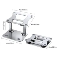Phone Tablet Stand Adjustable Aluminum Alloy laptop Tablet up to 17 \