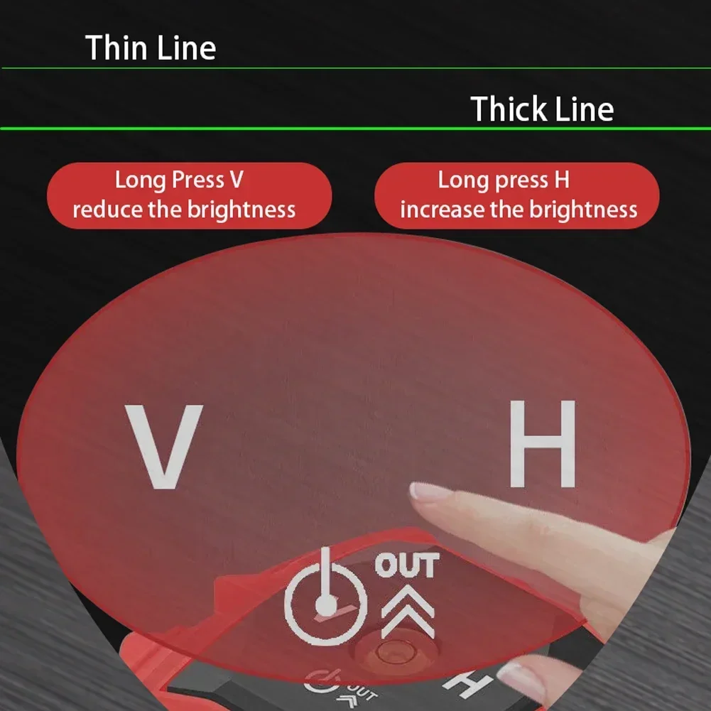 5 Lines 6 Points Red/Green Laser Level Self Leveling 360 Horizontal & Vertical Higher Visibility Leveling Tool Nivel Láser verde