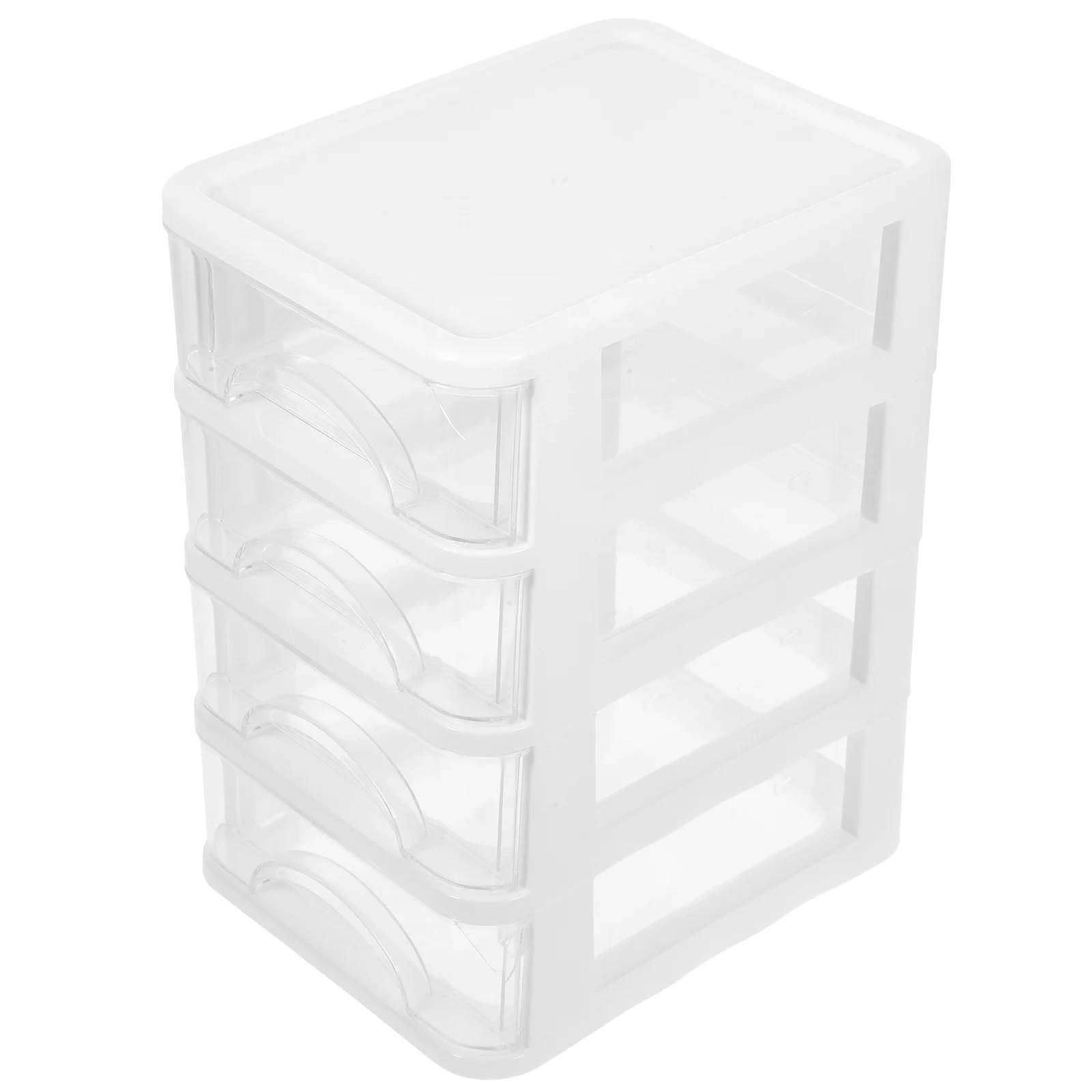 

Storage Drawers Desk Organizer Type Case Holder Multifunction Decorative Table Stationery Tabletop White Office