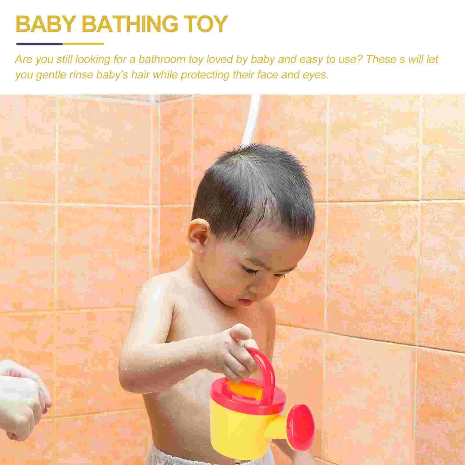 Baby Bathtub Watering for Babies Shampoo Pot Take Outdoor Pp Child Kids