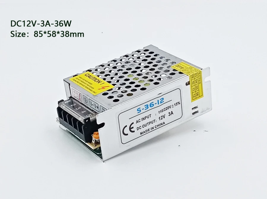 Power Supply 12V 1A 2A 3A 5A 10A 15A 20A 25A 30A lighting Transformers 12 V Volt LED Driver Power Supply Adapter 12V 1A 2A 3A 5A