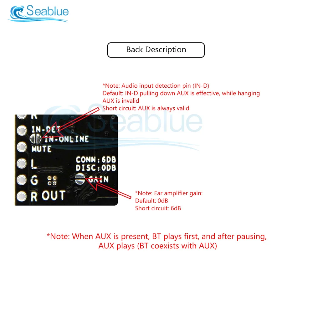 Imagem -05 - Bluetooth Módulo de Música Aptx Atpxhd Amplificador de Áudio de Programação Carro Adicionar Função Bluetooth Faça Você Mesmo Placa Eletrônica dc 5v 12v