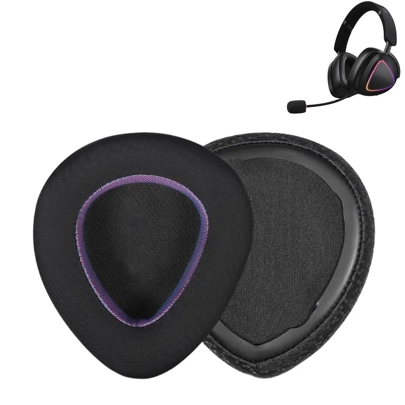 Replacement Ear Pads For Asus ROG Delta II Headset Ear Cushions Wireless Gaming Headset Headphones Sleeve Earphone