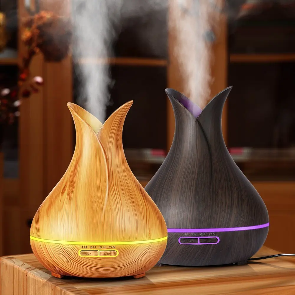 Humidificador inteligente Tuya con luz LED Colorgul, difusor de Aroma con WiFi, temporizador, Control inalámbrico, Compatible con Alexa y Google Home