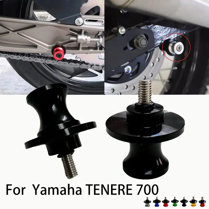 

6mm 2pcs For Yamaha TENERE 700 Tenere700 2019 2020 2021 2022 2023-2025 Motorcycle Swing Stand Screw Swingarm Spools Slider