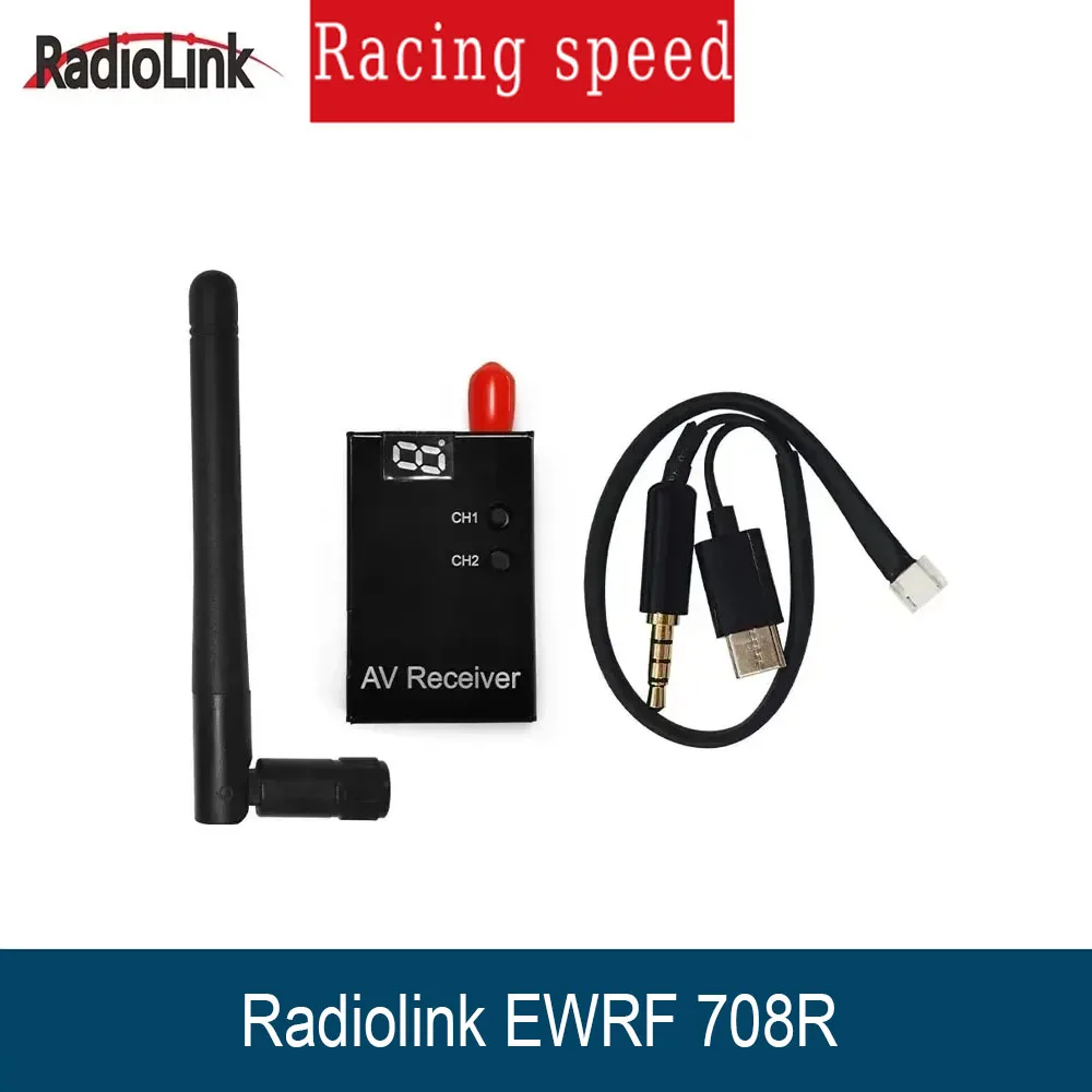 

Radiolink EWRF 708R 5.8G 48CH Wireless Audio/Video FPV Receiver Module for RC8X Transmitter Accessories RC