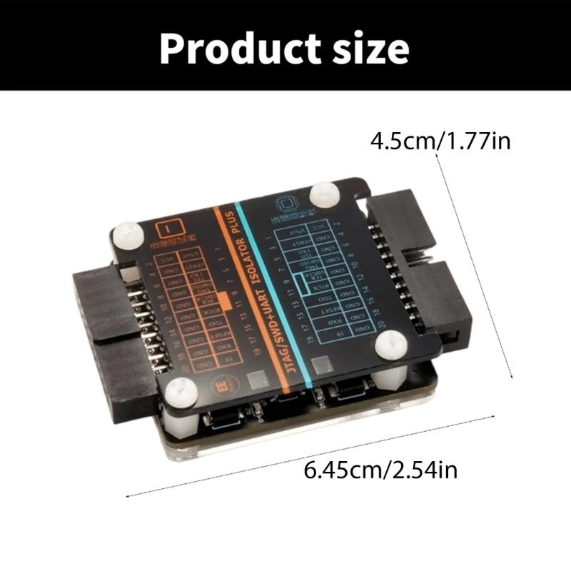 High Voltages JTAG SWD Isolator to Protect Computer Devices During Debugging Operations for Protect Debugger