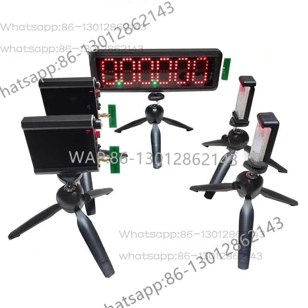 Sports Timing Devices Automatic induction of sprint test in track and field roller skating competition with infrared laser timer