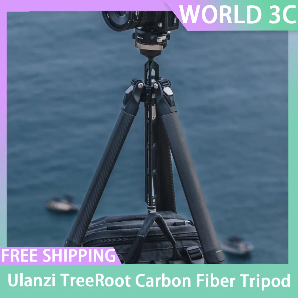 

Ulanzi TreeRoot Carbon Fiber Tripod Portable 1.3m Quick Lock Travel Tripod F38 Professional Outdoor Photography Camera Stand
