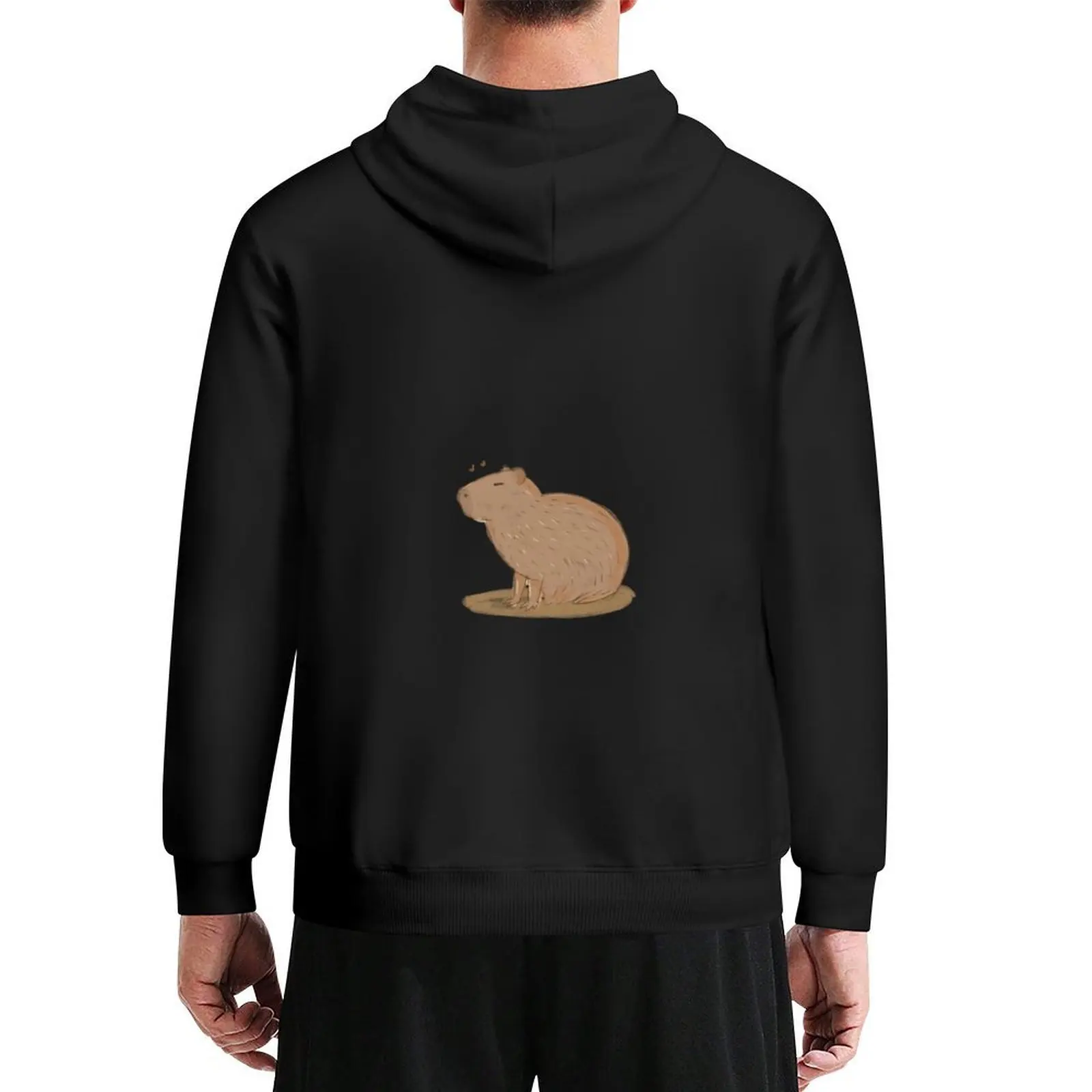 Capybara Hoodie mens clothing winter clothes men's coat men's clothes anime hoodie