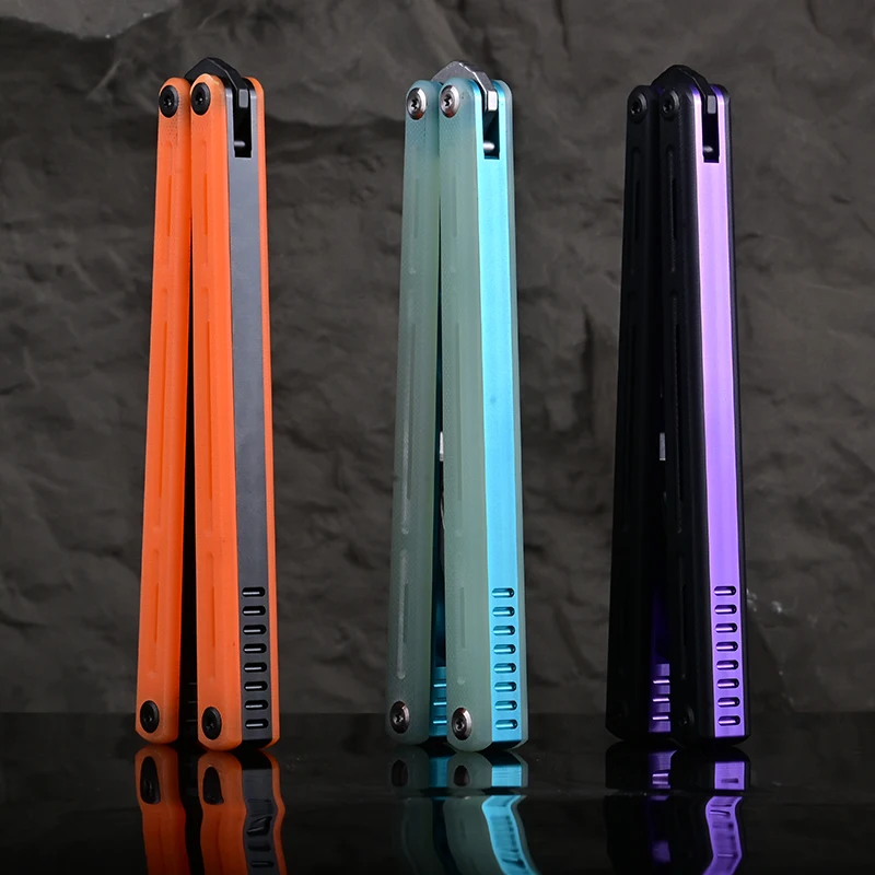 

TITUS Egrets Нож Бабочка Trainer Тонкий настроенный 7075, карманный нож для инструментов EDC с алюминиевой ручкой