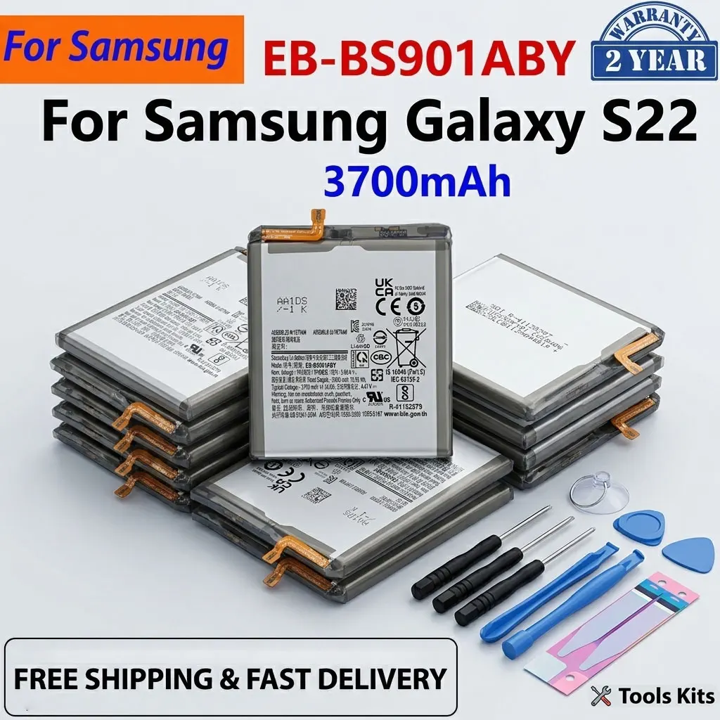 

For Samsung Galaxy S22 Brand New Replacement Battery EB-BS901ABY 3700mAh High Quality