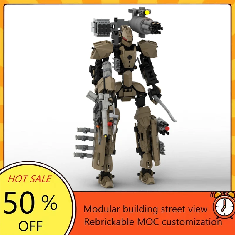 

Popular Games Model Building Moc Bricks Hammer Battle Mech Collection Technology Blocks Gift Modular Christmas Toys DIY Sets