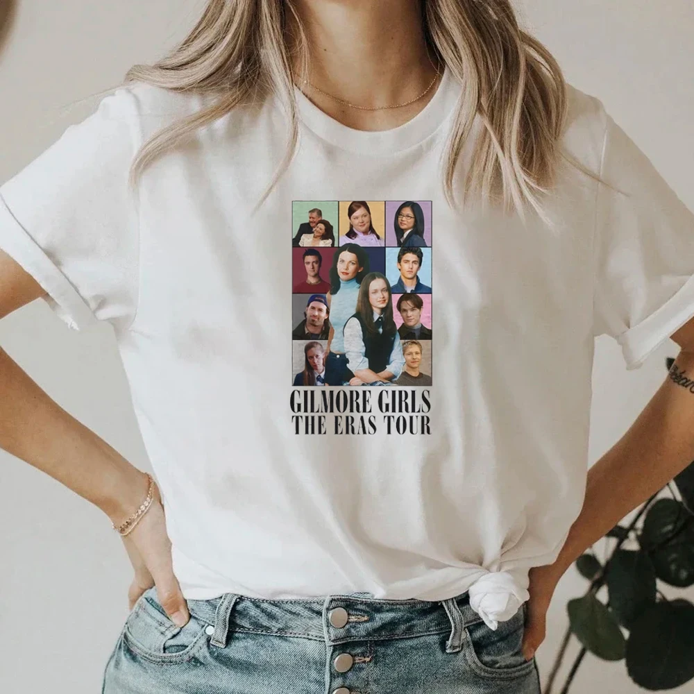 Gilmore Girls X eras tshirt Gilmore Girls Vintage Harajuku print t-shirt Gilmore Girls Fall Shirt Women\'s Y2K Top