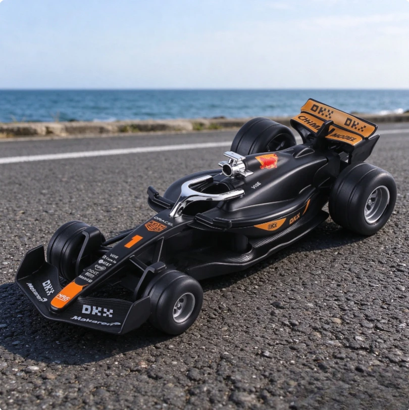 1:43 Simulation F1 racing car alloy model toy wholesale distribution silent light cross-border hot sale