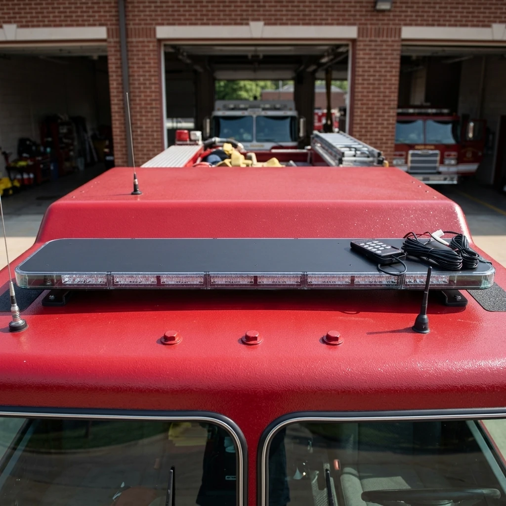 Superior 12V Full Size LED Strobe Lightbar for Car Roof IP65 Waterproof with 19 Flash Patterns Condition New in stock