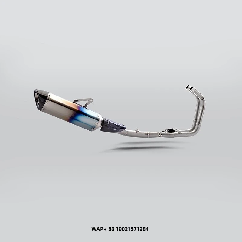 

Ninja400 Z400 Motorcycle Accessories Performance Titanium Stainless Steel Carbon Fiber Exhaust Pipe System Parts